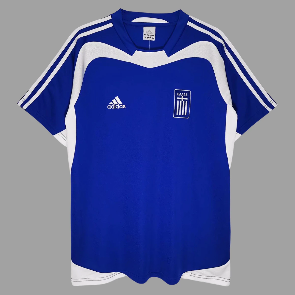 2004 Greece Home Retro Soccer Jersey
