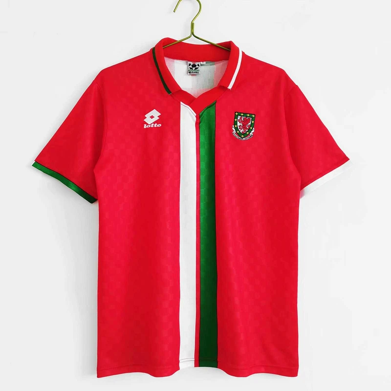 1996 Wales Home Retro Soccer Jersey