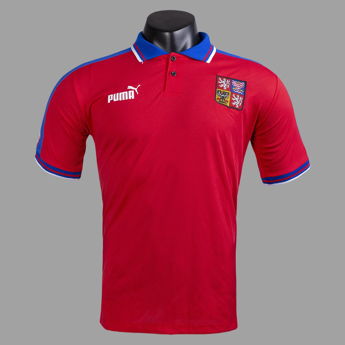 1996 Czech Home Retro Soccer Jersey