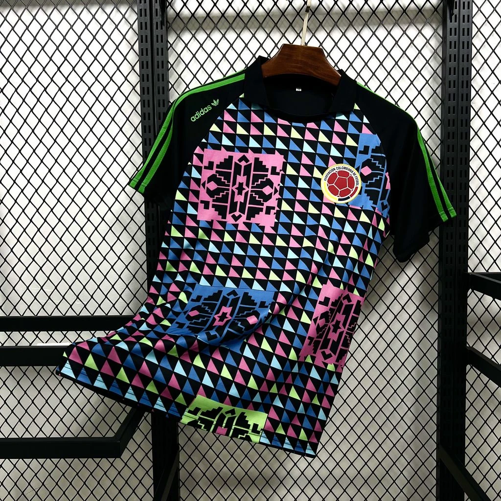 1996 Colombia Goalkeeper Retro Soccer Jersey