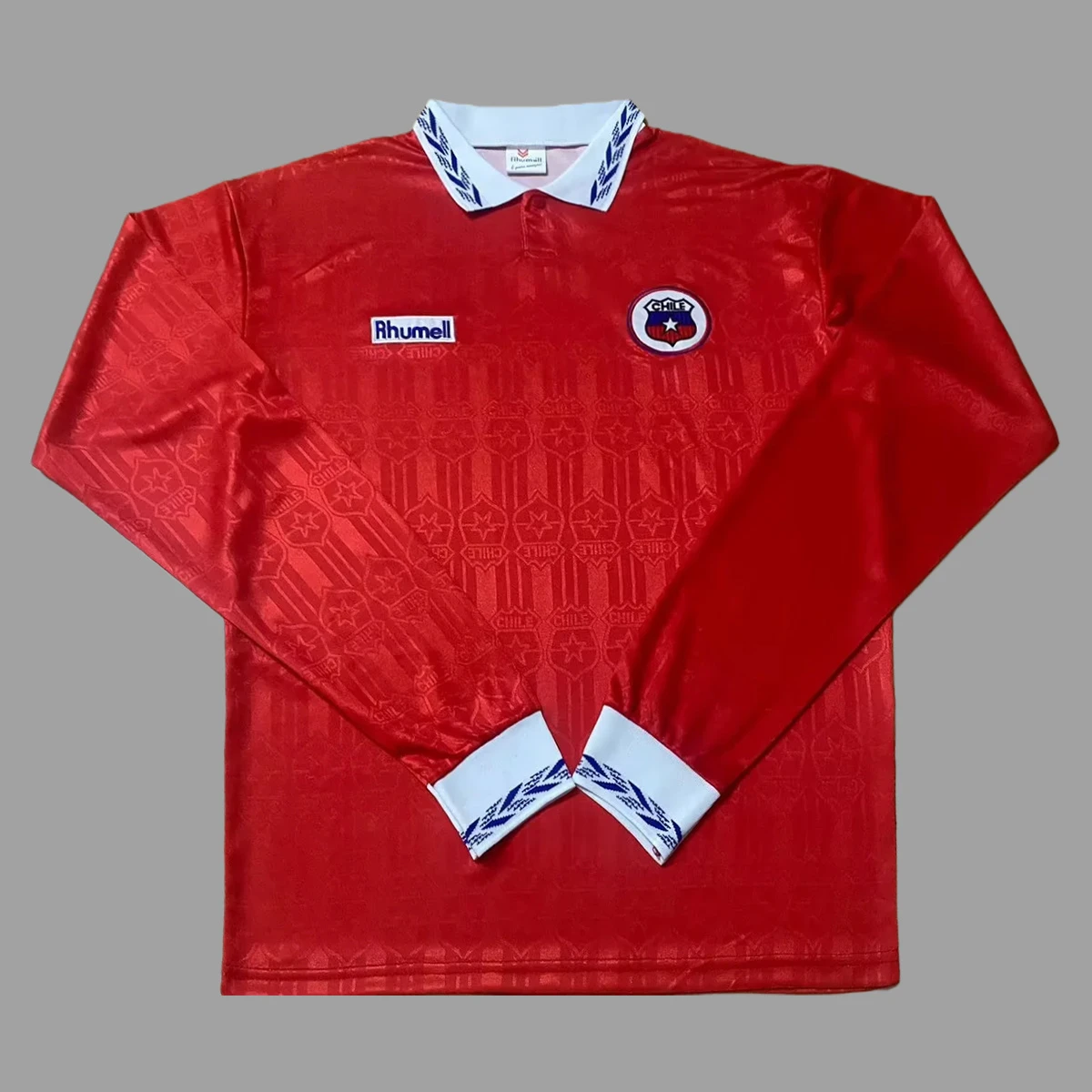 1995 Chile Home Long Sleeve Retro Soccer Jersey