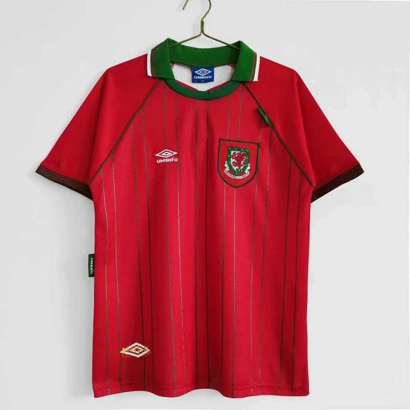 1994 Wales Home Retro Soccer Jersey
