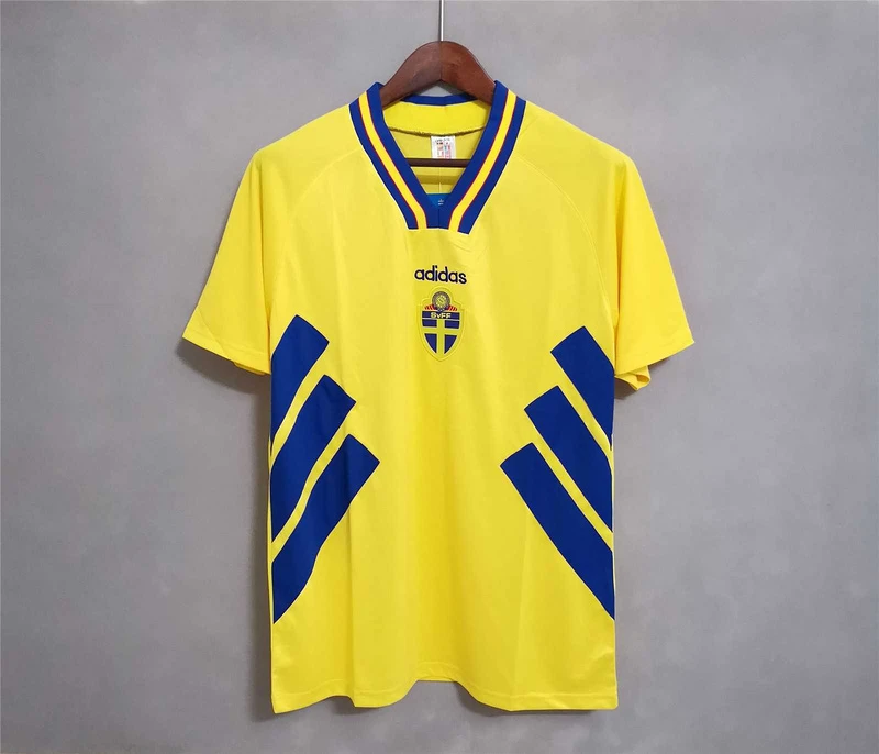 1994 Sweden Home Retro Soccer Jersey