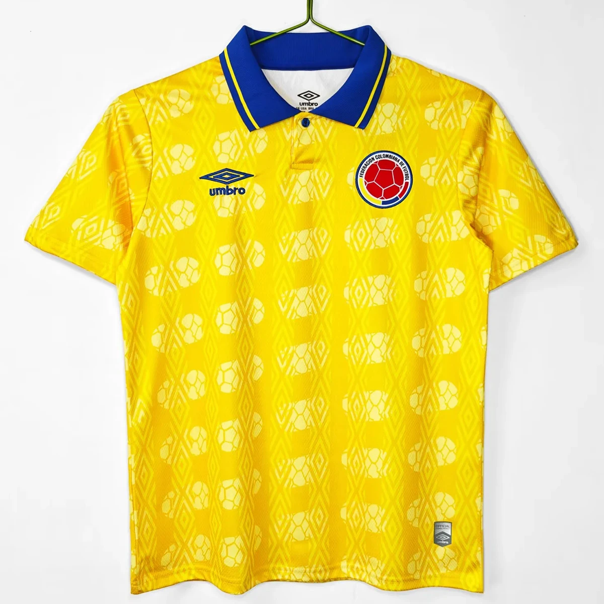 1994 Colombia Home Retro Soccer Jersey
