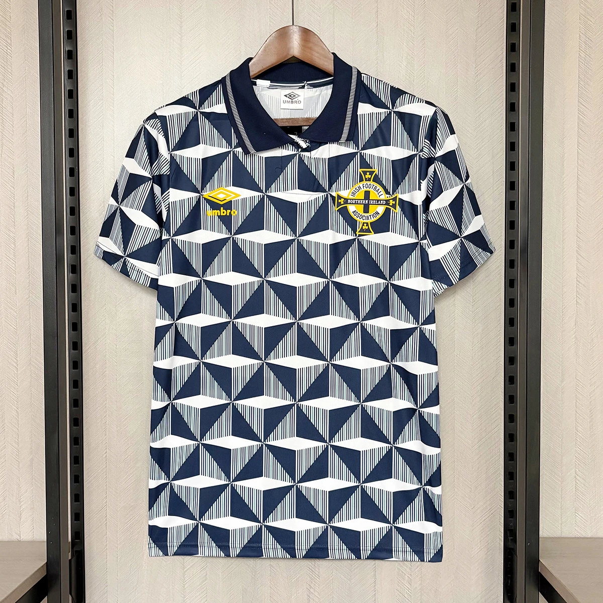 1990 Northern Ireland Away Retro Soccer Jersey