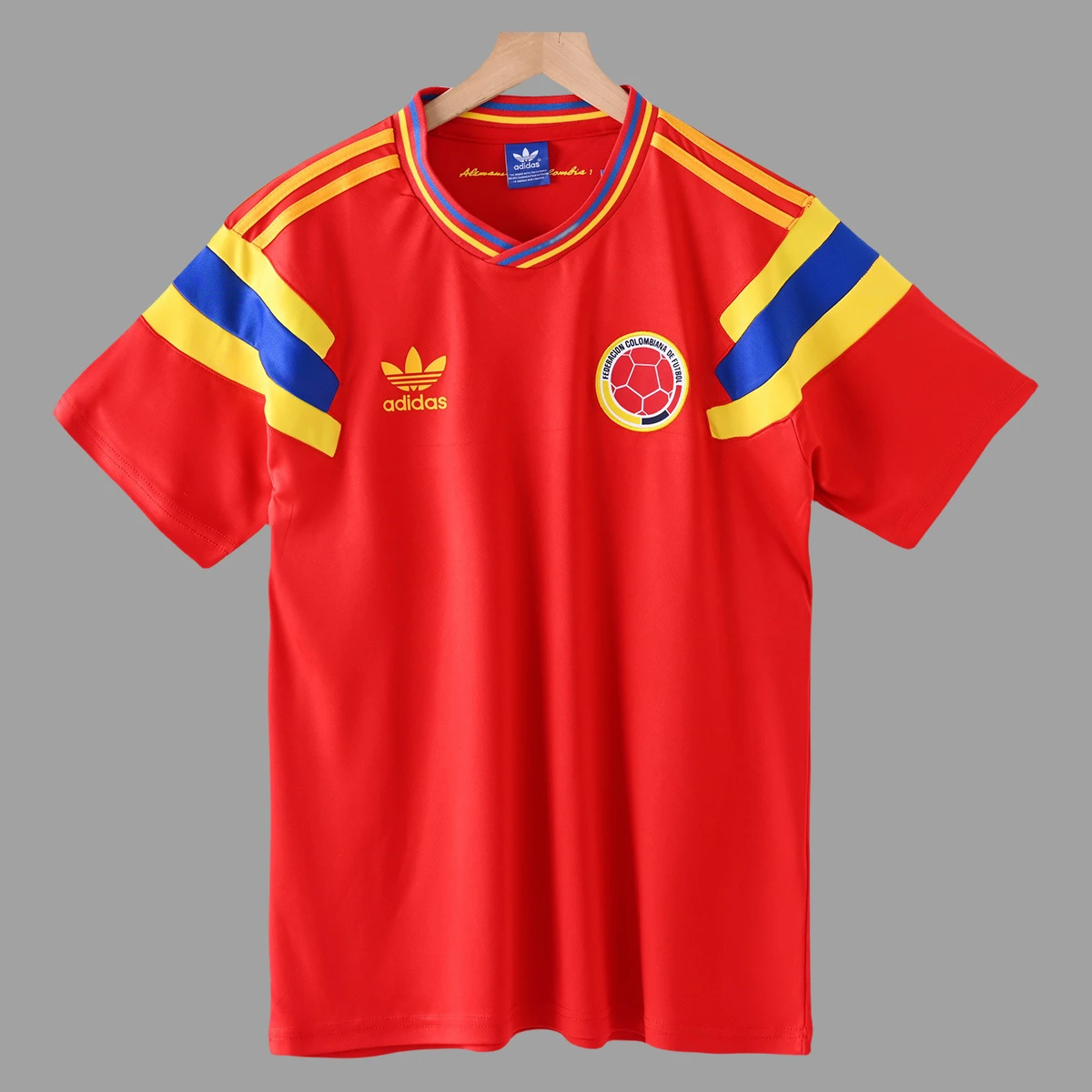 1990 Colombia Away Retro Soccer Jersey