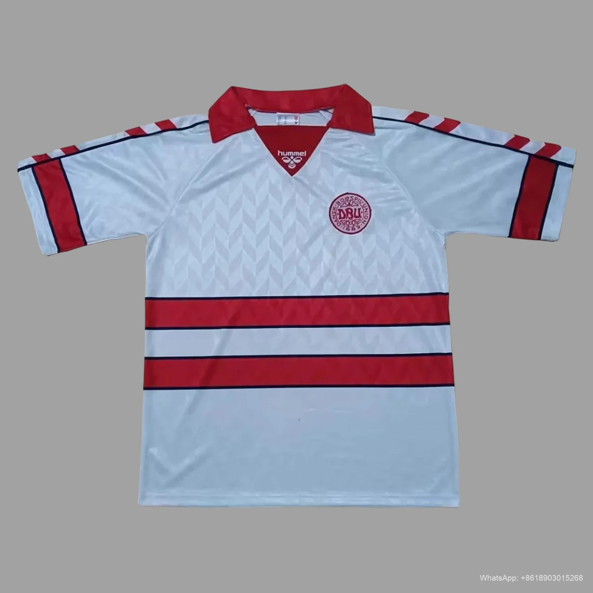 1988 Denmark Away Retro Soccer Jersey