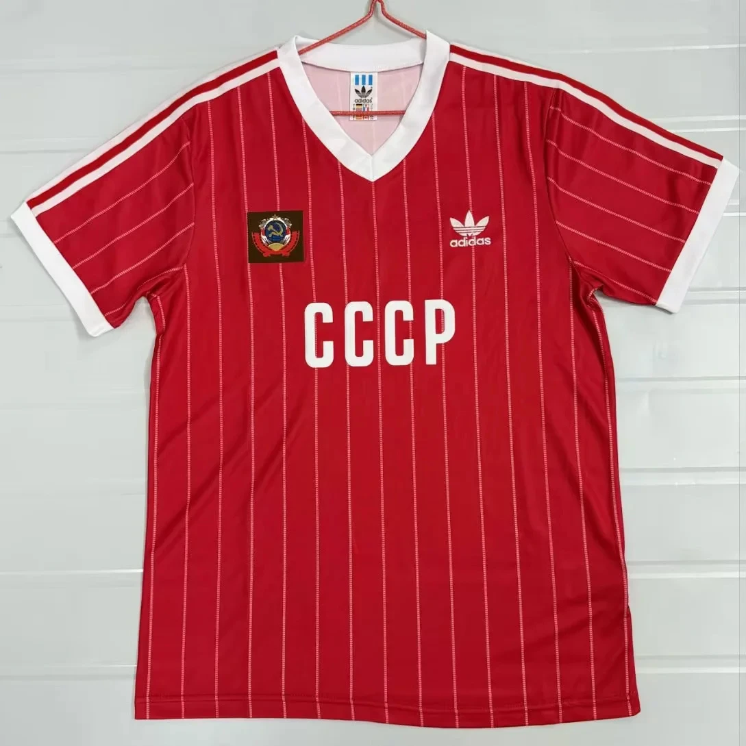 1982 Soviet Union Home Retro Soccer Jersey