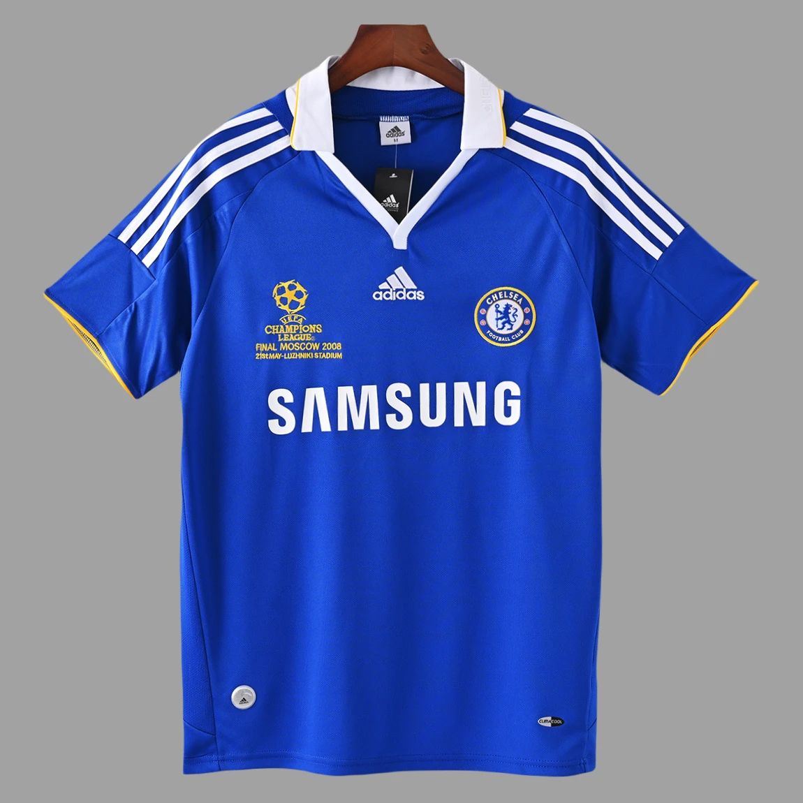 08/09 Chelsea Home Champions League Final Retro Soccer Jersey