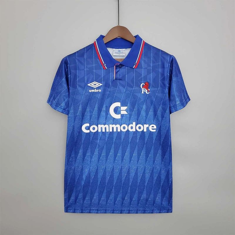 00/08 89-91 Chelsea Home Retro Soccer Jersey