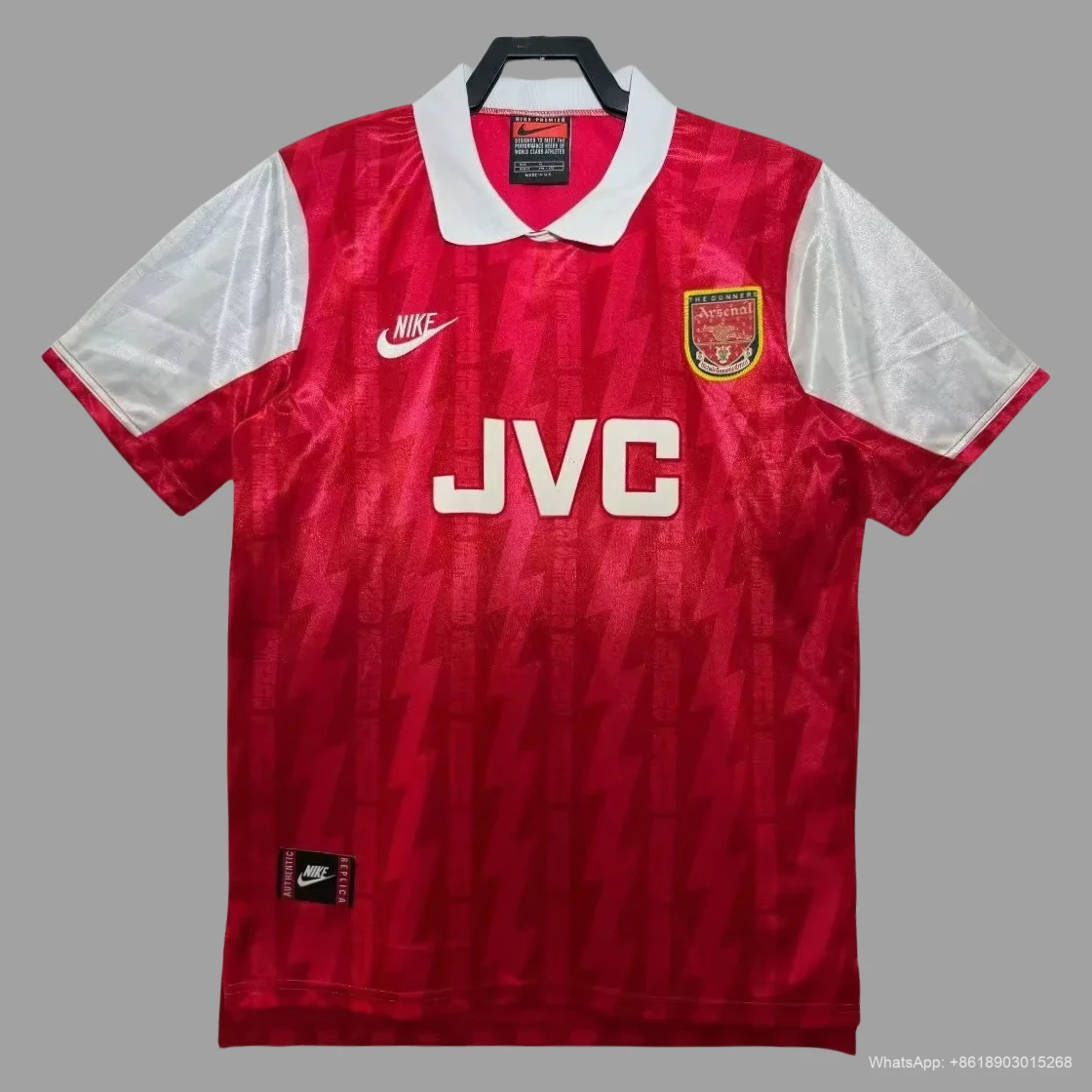 93/94 Arsenal home Retro soccer jersey