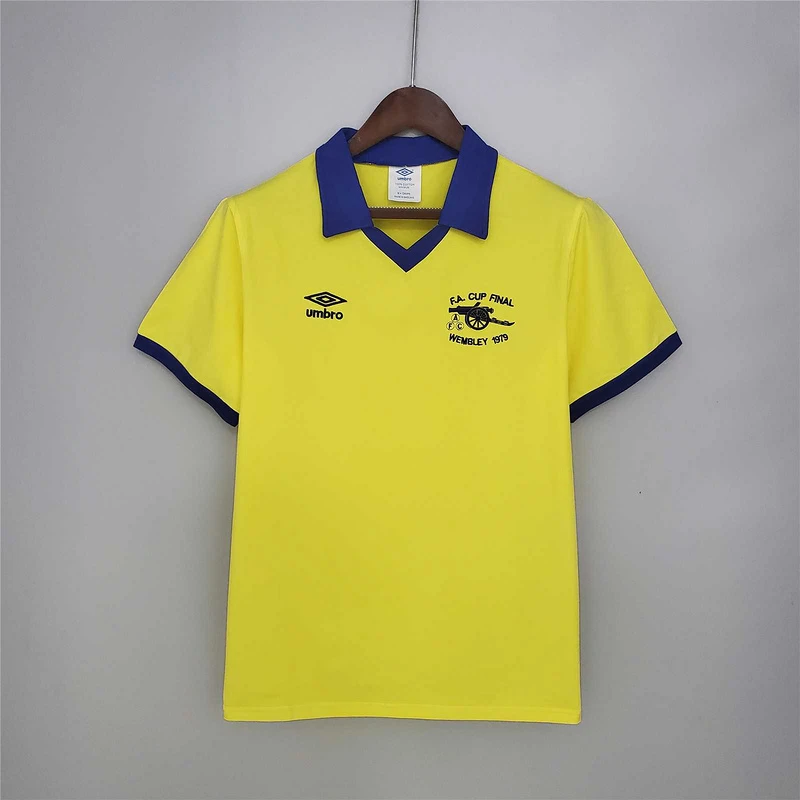 78/81 Arsenal Away Retro Soccer Jersey