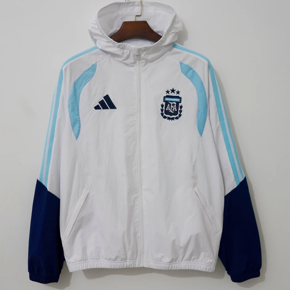 2026 Argentina White Windbreaker