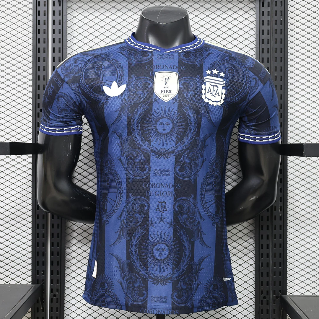 2026 Argentina Sepcial Messi Blue Player Version Soccer Jersey