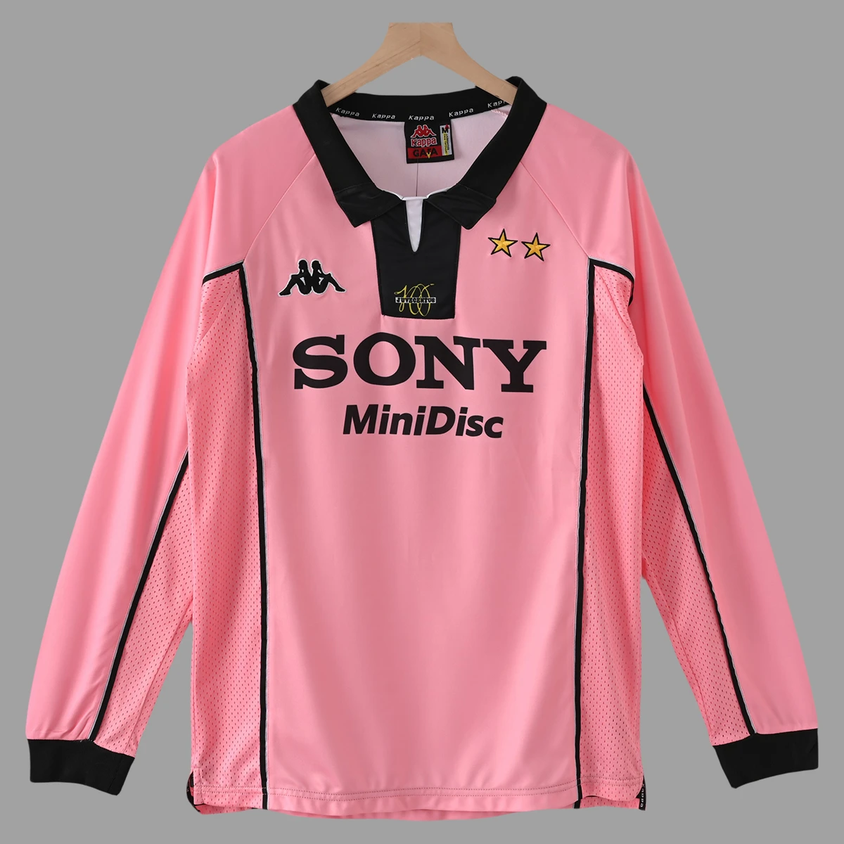 97/98 Juventus Centenary Away Long Sleeve Retro Soccer Jersey