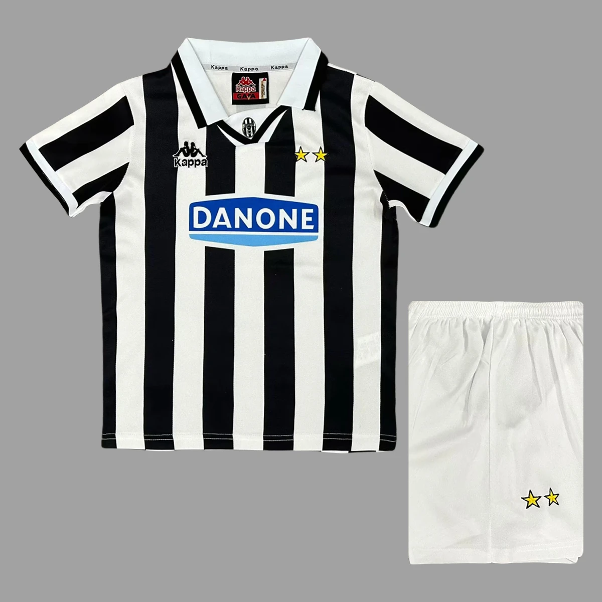 94/95 Juventus Home Kids Retro Soccer Jersey Size 16-28