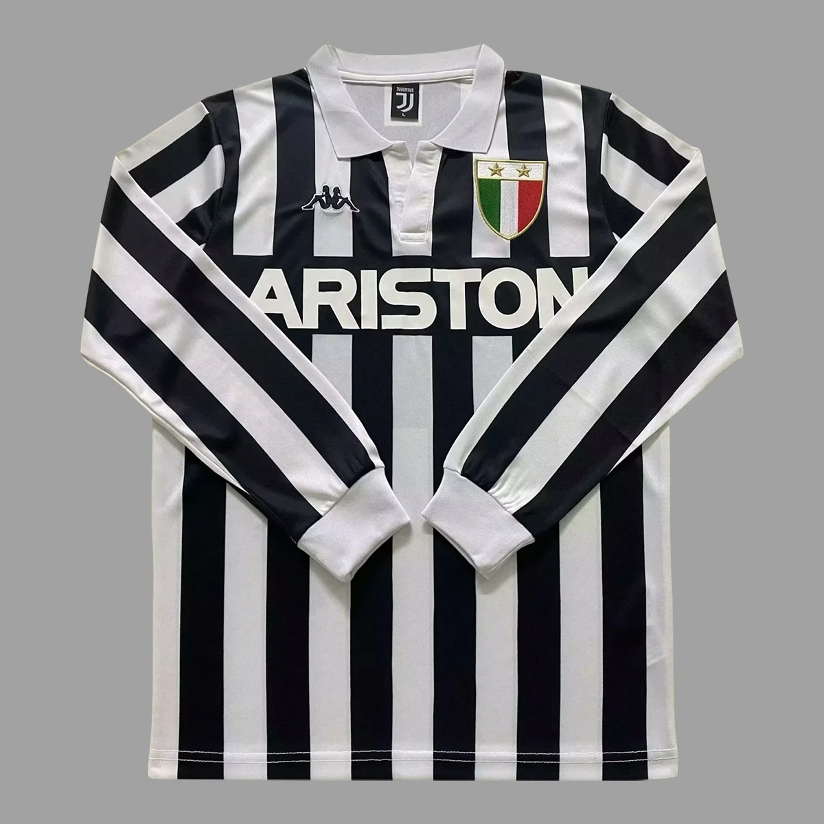 84/85 Juventus Home Long Sleeve Retro Soccer Jersey