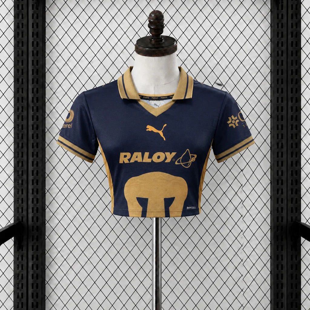 26/27 Pumas UNAM Home Women Crop Jersey