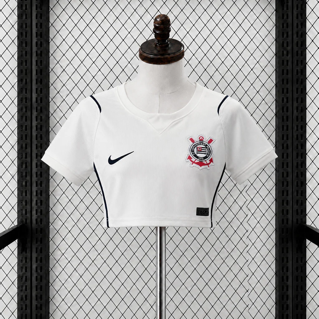2026 Corinthians Home Women Crop Jersey