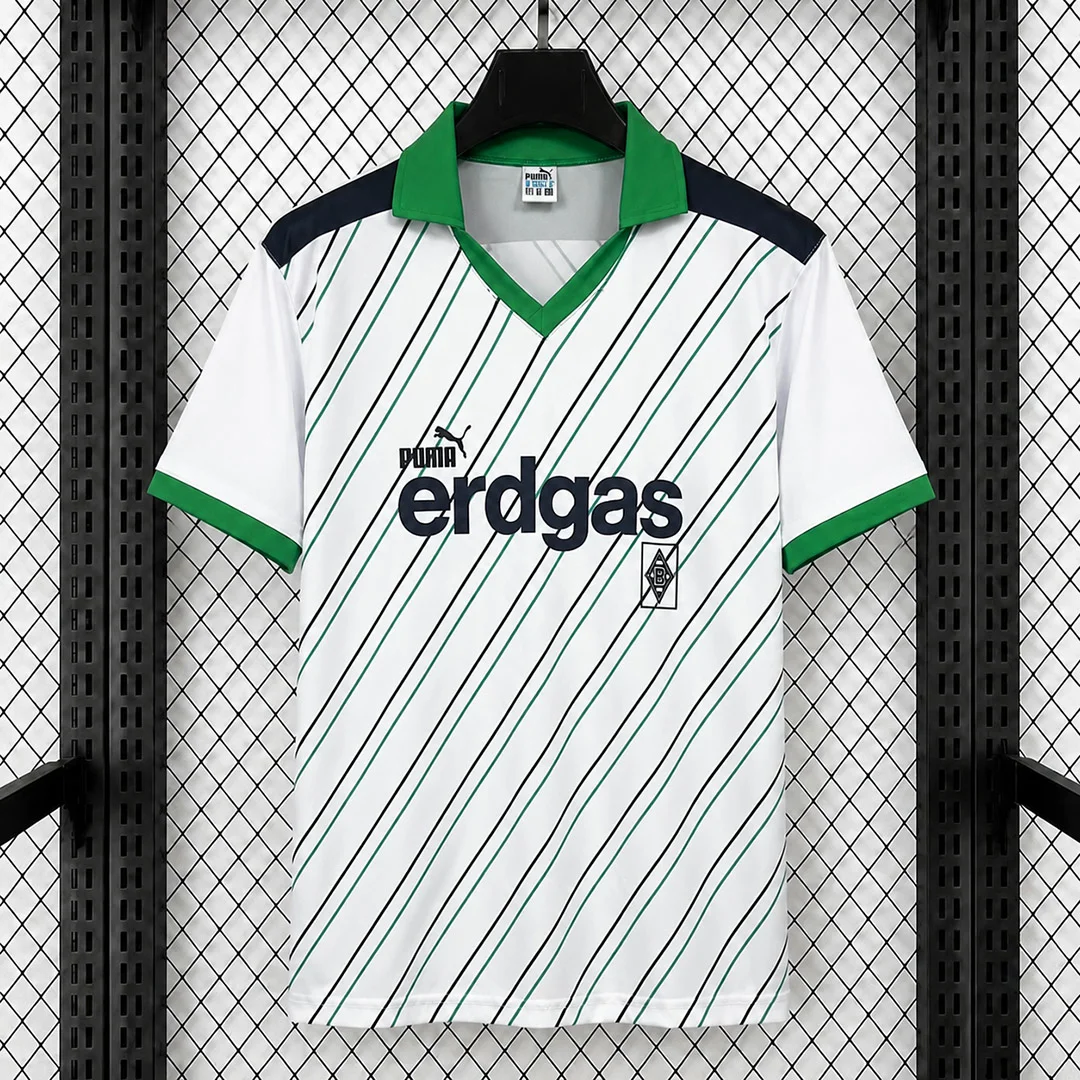 85/86/87 Borussia Monchengladbach Home Retro Soccer Jersey
