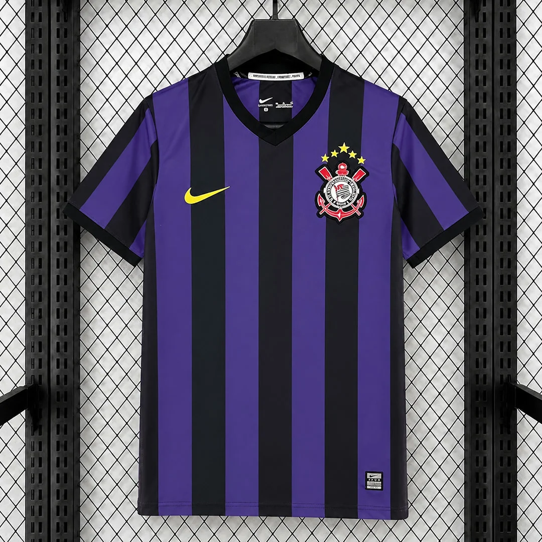 2009 Corinthians Third Retro Soccer Jersey