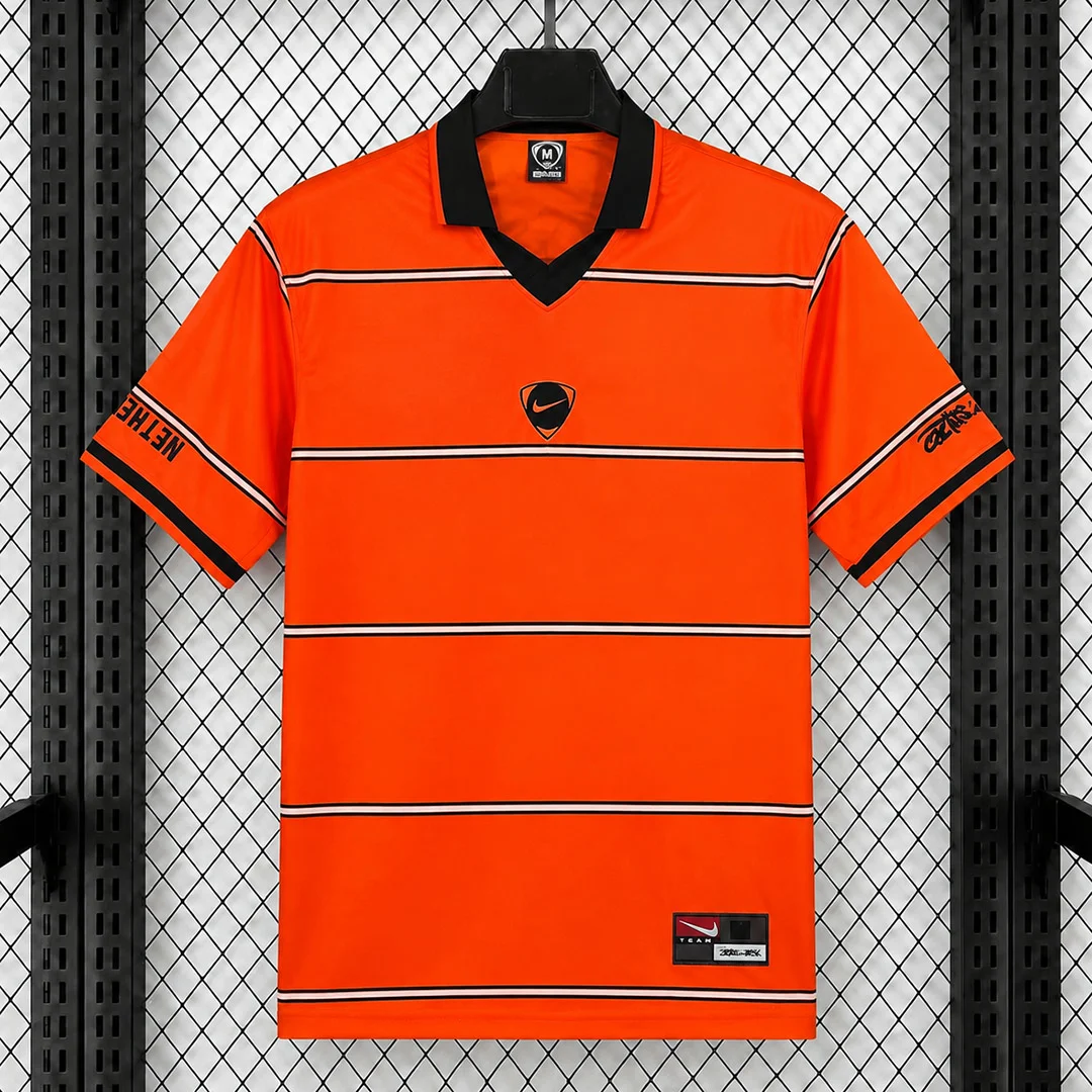 2026 Netherlands x Travis Scott Cactus Jack Total 90 Retro Soccer Jersey