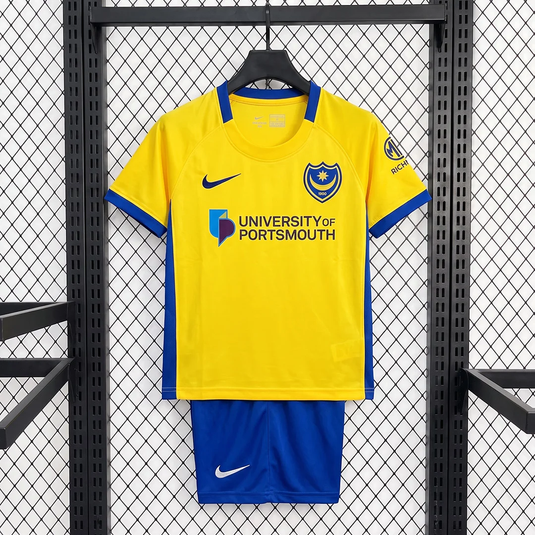 26/27 Portsmouth Away Kids Soccer Jersey