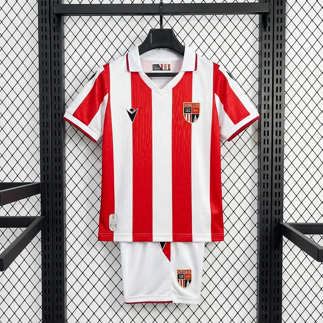 26/27 Stoke City Home Kids Soccer Jersey