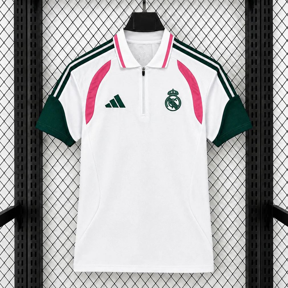 26/27 Real Madrid Training White Soccer Jersey