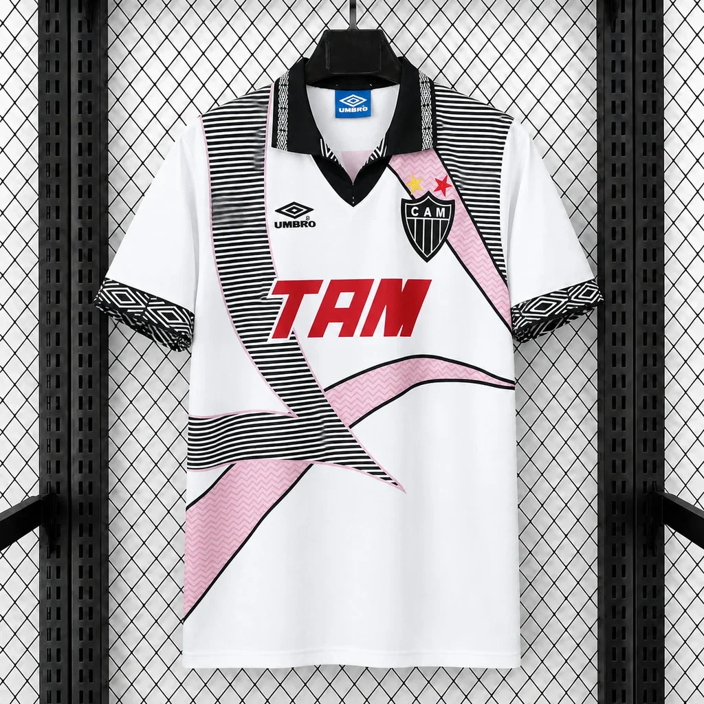 1996 Atletico Mineiro Away Retro Soccer Jersey