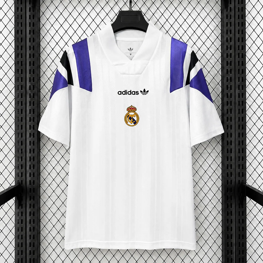 26/27 Real Madrid EQT White Purple Soccer Jersey