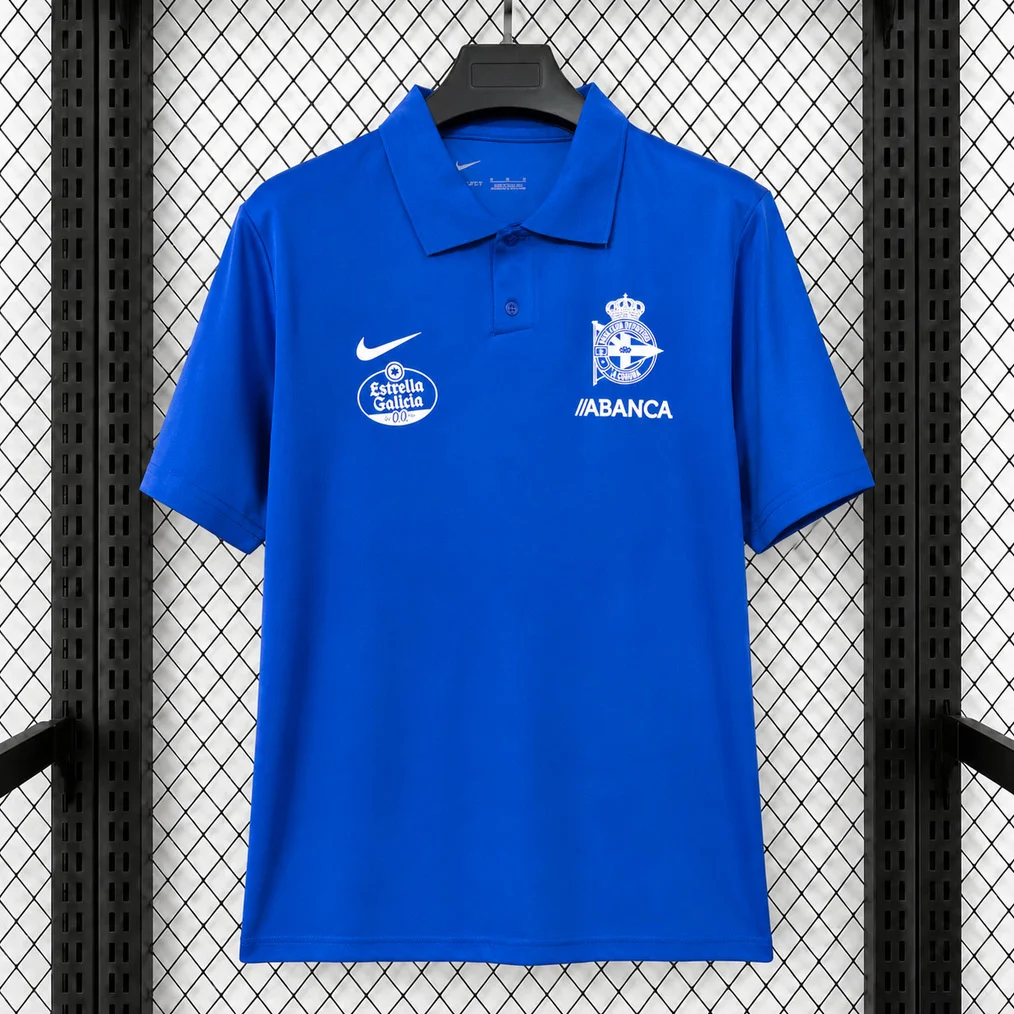 26/27 La Coruna Third Travel Polo Shirt