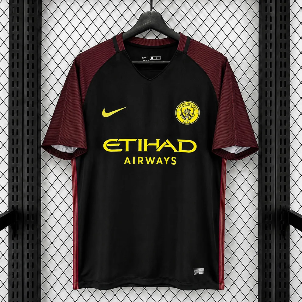 16/17 Manchester City Away Retro Soccer Jersey