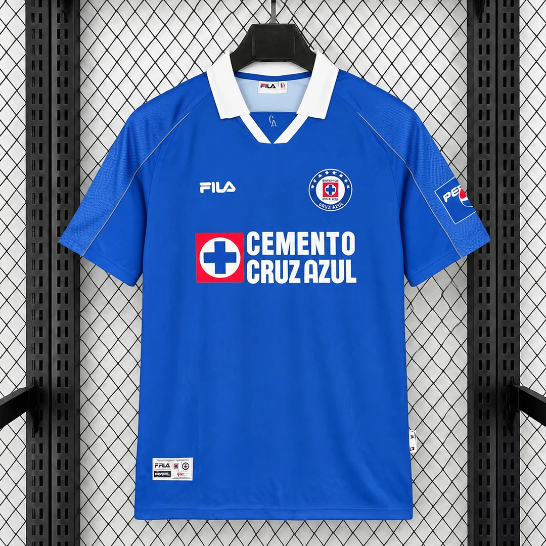 00/02 Cruz Azul Home Retro Soccer Jersey
