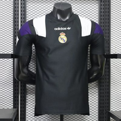 26/27 Real Madrid EQT Black Player Version Soccer Jersey