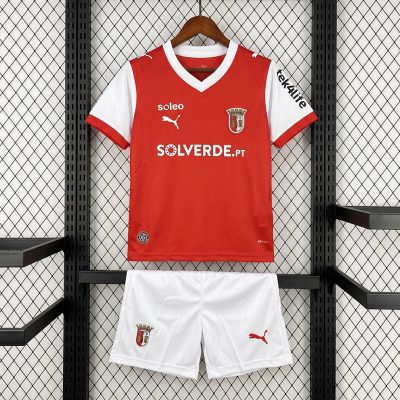 26/27 Braga Home Kids Soccer Jersey