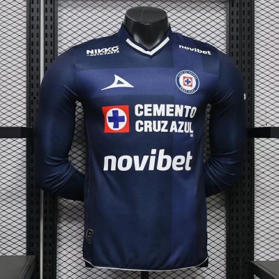 26/27 Cruz Azul Third Long Sleeve Player Version Soccer Jersey