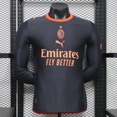 26/27 AC Milan Third Long Sleeve Player Version Soccer Jersey