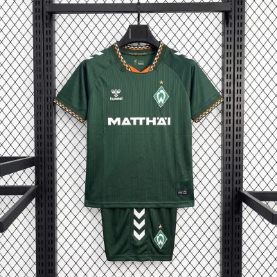 26/27 Werder Bremen Away Kids Soccer Jersey
