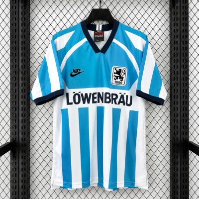 95/96 TSV 1860 Munchen Home Retro Soccer Jersey