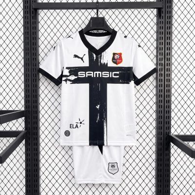 26/27 Stade Rennais Away Kids Soccer Jersey