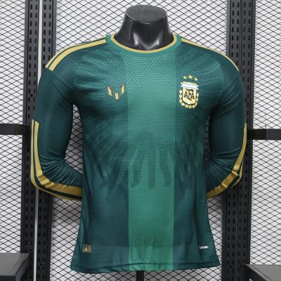 2026 Argentina MESSI Tribute Goalkeeper Long Sleeve Player Version Soccer Jersey