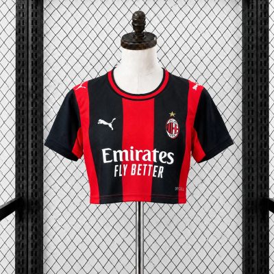 26/27 AC Milan Home Women Crop Jersey