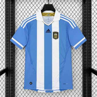 2011 Argentina Home Retro Soccer Jersey