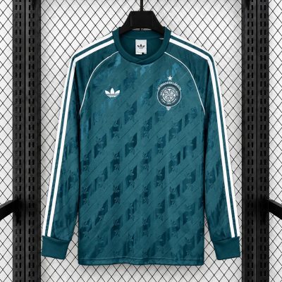 26/27 Celtic Originals Green Lisbon 60th Anniversary Long Sleeve Retro Jersey