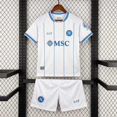 26/27 Napoli Away Kids Soccer Jersey