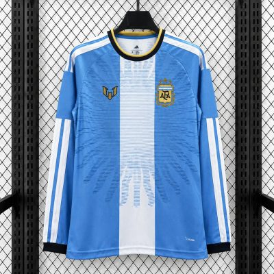 2026 Argentina MESSI Tribute Long Sleeve Soccer Jersey